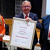 Die Erste Landesbeamtin Claudia Wiese (von links) ist neue Präsidentin. Rolf Vögtle trat ab und wurde zum Ehrenpräsidenten ernannt. ...