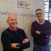 Geschäftsführer Frank Scheffner (rechts) und Vertriebsleiter Harry Runge haben derzeit gut Lachen, wenn es um die Stadtwerke geht. Das ...