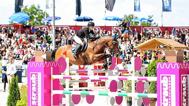 Springreiten der Extraklasse wird ab Donnerstag beim Fest der Pferde im Reitzentrum Frese auf den Immenhöfen geboten. Bild: Müller