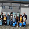 Museumsleiter Julian Windmöller, Kulturamtsleiterin Corinna Bruggaier (links) sowie Ramona Löffler vom SÜDKURIER und Wolfgang ...