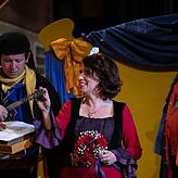 Ilona Boos wurde während des Zunftballs in der Stadthalle als Narrenmutter mit Narrenvater Bernd Schank (re.) närrisch getraut.