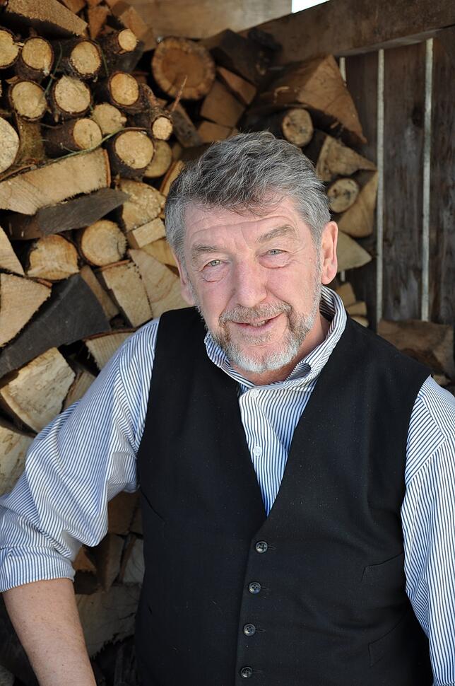 Altbürgermeister Thomas Fechtig verkörpert seinen Urururgroßvater Gottfried Hierholzer bei den Freilichtspielen "Zwischen den Welten".