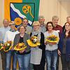 Verabschiedungen und Ehrungen im Landratsamt Waldshut (von links): Landrat Martin Kistler, Alexandra Jehle, Gerhard Rombach, Cornelia ...