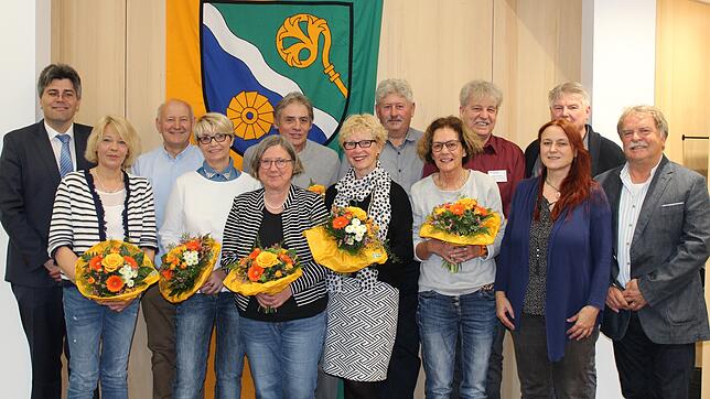 Verabschiedungen und Ehrungen im Landratsamt Waldshut (von links): Landrat Martin Kistler, Alexandra Jehle, Gerhard Rombach, Cornelia ...