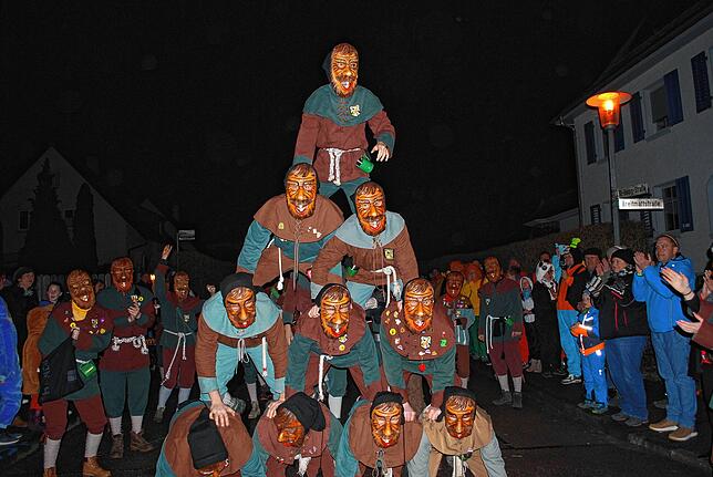Beim Nachtumzug in Erzingen.