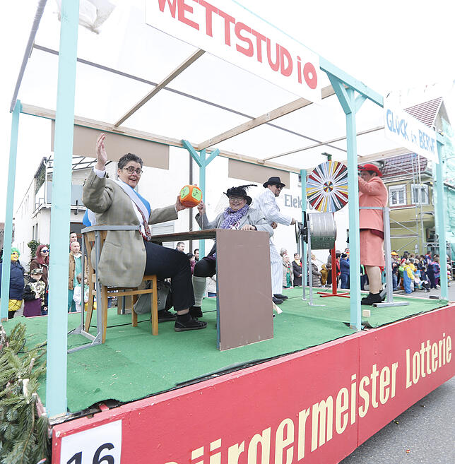 Bild 26: Bilder vom Fasnachtssonntag in Donaueschingen (Teil 1)