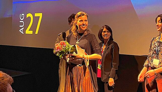Auch bei einem der wenigen Live-Termine beim Fünf-Seen-Festival in Bayern gewann Maria Brendle mit ihrem Film einen Preis.