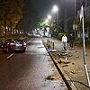 Auf der Laube hat es in der Nacht auf Sonntag, 20. Oktober, auf Höhe des Humboldt-Gymnasiums gekracht.