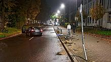 Auf der Laube hat es in der Nacht auf Sonntag, 20. Oktober, auf Höhe des Humboldt-Gymnasiums gekracht.
