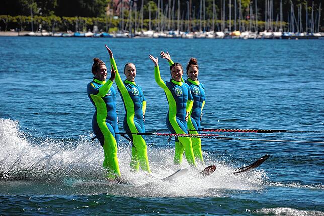 Bild 10: Spektakulär! Die besten Fotos der Wasserski-Show im Konstanzer Trichter
