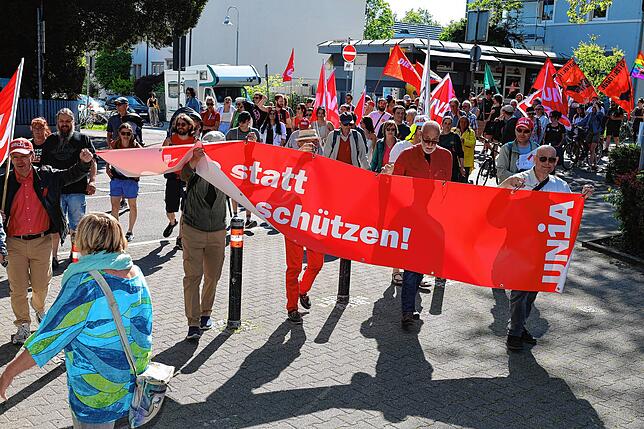 Bild 23: Gemeinsamer Protest am 1. Mai: So gingen Konstanzer und Kreuzlinger auf die Straße