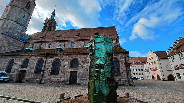 Blick auf den mittelalterlichen Münsterplatz in Villingen? Soll der Weihnachtsmarkt künftig nur noch hier stattfinden?