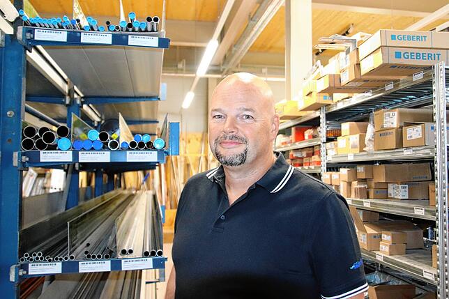 Dirk Gläschig ist der Geschäftsführer des Installationsbetriebs Gläschig in Villingen.