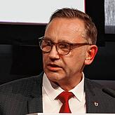 Er hebt hervor, was die Sozialdemokraten für Konstanz geleistet haben: Andreas Osner, Bürgermeister und Parteimitglied.