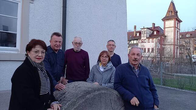 Die Initiative: Hiltrud Wilms, Julius-Peter Langer, Roland Baumgartner, Angelika Eckert, Martin Rufle, Jürgen Stadelberger (von links).