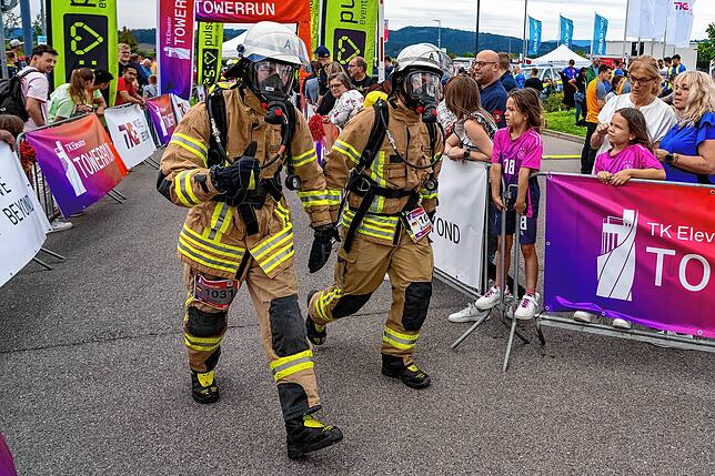 Bild 16: Atemberaubende Höchstleistungen beim Towerrun 2025