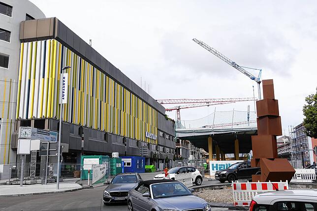 Die Karstadt-Filiale in Singen am Tag der Schließung.
