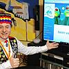 Rainer Hespeler, Präsident der Narrenvereinigung Hegau-Bodensee, zeigt sich überwältigt vom großen Interesse an beiden virtuellen ...