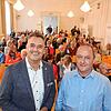 Rund 120 Interessierte kamen in den Bürgersaal, denn Uwe Kopf (links), Tiefbauamtsleiter der Stadt Konstanz, und Peter Martin, Bauleiter ...