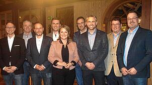 Sie treten für die CDU im Wahlkreis 7 bei der Kreistagswahl an (von links): Alexander Schönemann, Oswald Tröndle, Stephan Bücheler, ...