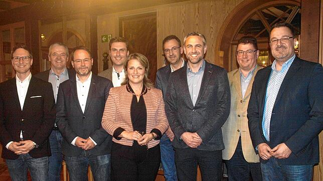 Sie treten für die CDU im Wahlkreis 7 bei der Kreistagswahl an (von links): Alexander Schönemann, Oswald Tröndle, Stephan Bücheler, ...