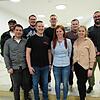 Der Vorstand der Sunshine Gugge Heudorf/Rohrdorf: (hinten, von links) Andreas Putzi (Beisitzer), Simon Wiesner (Stellvertretender ...