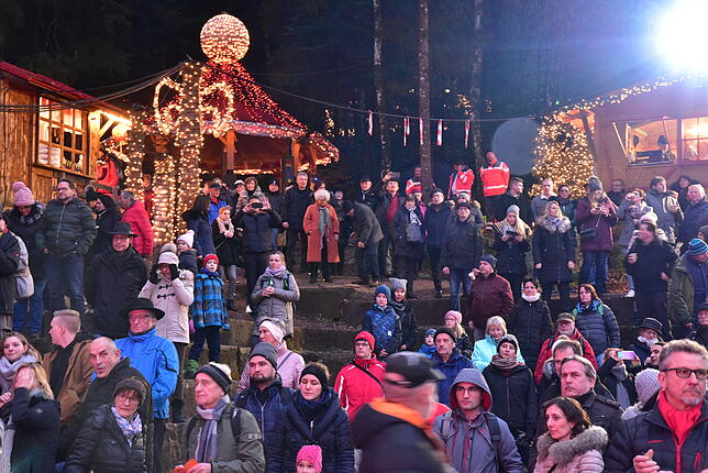Bild 12: Bilder und Videos vom Triberger Weihnachtszauber: Showstars verbreiten gute Laune