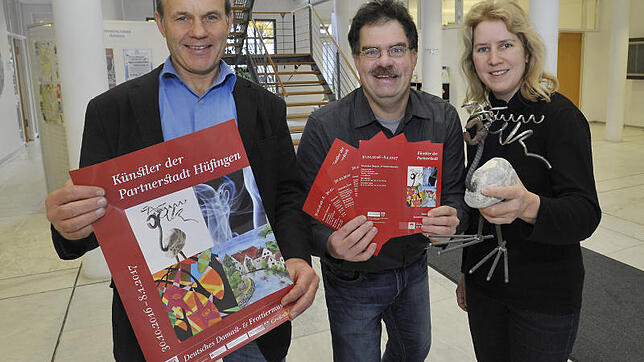 Die Künstlerin war auch Teil der Delegation, die im vergangenen Herbst die Kunstkreis-Ausstellung in Hüfingens Partnerstadt Großschönau ...