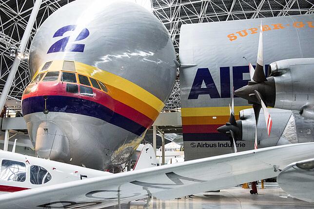 Das Luftfahrtmuseum &bdquo;Aeroscopia&ldquo; beherbergt Exponate vom Airbus Super Guppy über die Concorde bis zu den hölzernen ...