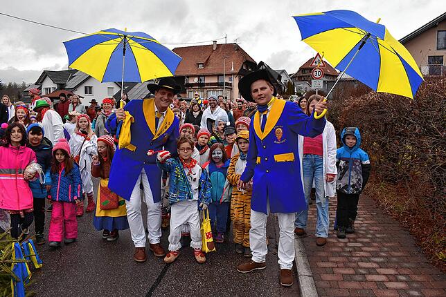 Hemdglunkerumzug in Birkendorf.