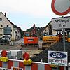 Noch ruhen die Baumaschinen. Mit der Sanierung der Schaffhauser Straße geht es ab dem Ende der Handwerkerferien am 24. August weiter.