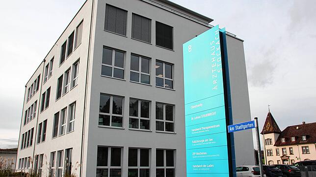 Das Ärzte- und Geschäftshaus am Stadtgarten. Mittlerweile sind nach Auskunft der Investorin alle Flächen vermietet, auch wenn ein Teil ...