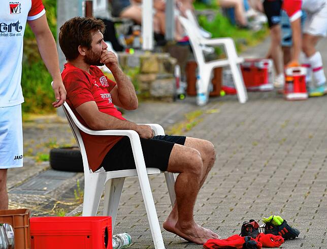 Ernüchtert: Axel Peterhans am Ende der Saison 2022/23, als der Abstieg aus der Bezirksliga feststand.