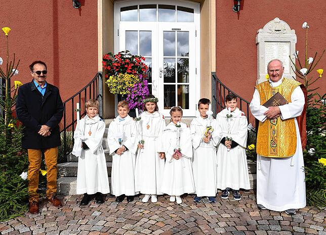 Bild 10: Das sind die Kommunionkinder auf der Baar