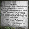 Dieser Gedenkstein für die getöteten Freischärler wurde bereits im Jahr 1870 errichtet.