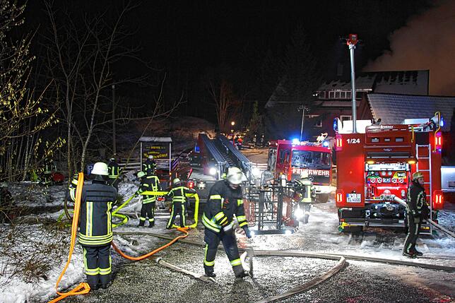 Bild 7: Brand im Hotel Walkenmühle in Bonndorf - die Bilder