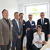 Im Büro von Johanna Wetzel (vorne), dem Pflegestützpunkt Süd in der Donaueschinger Landratsamtsfiliale (von links): Jürgen Schweizer ...