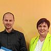 Die Spitze der Realschule ist wieder komplett: Konrektor Stefan Zeilfelder und Rektorin Katja Fox.