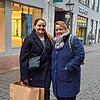 Jasmin (links) und Monika Schnegg aus dem Aargau sind in Konstanz zu einem besonderen Anlass unterwegs: Jasmin Schnegg möchte hier ihr ...