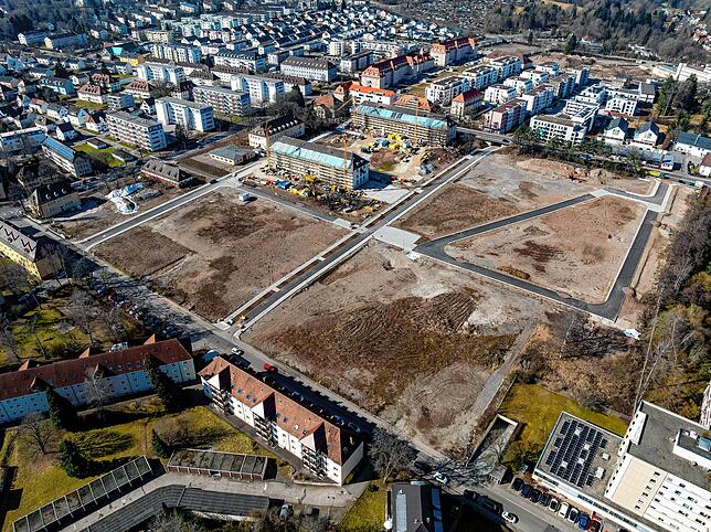 Aktuell stagniert der Wohnungsbau in VS: Für die Bebauung dieser Flächen mit 685 Wohnungen im Oberen Brühl hat die Stadt keinen Investor ...