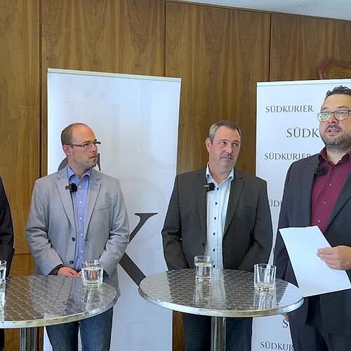 Bürgermeisterwahl: Drei Kandidaten diskutieren über die Zukunft von Klettgau