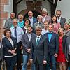 Gewählt: Der neue Gemeinderat kam am Dienstag erstmalig offiziell zusammen: Kurt Wenk (SPD), Helmut Steinebrunner (CDU), Stefan Tussing ...