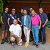 Ziehen eine gemischte Erntebilanz (von links): Jonas Geiges (Auszubildender bei Lindenwirts), Andreas Deyer, Vorsitzender des ...