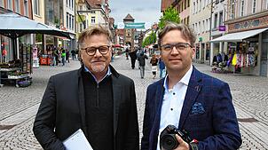 Zwei neue Gesichter in der Villinger Lokalredaktion: Stephan Freißmann (rechts) hat zum 1. Mai die Leitung übernommen. Markus Schmitz ...