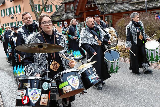 Bild 6: So schön ist der Fasnetmentigs-Umzug in Unterkirnach