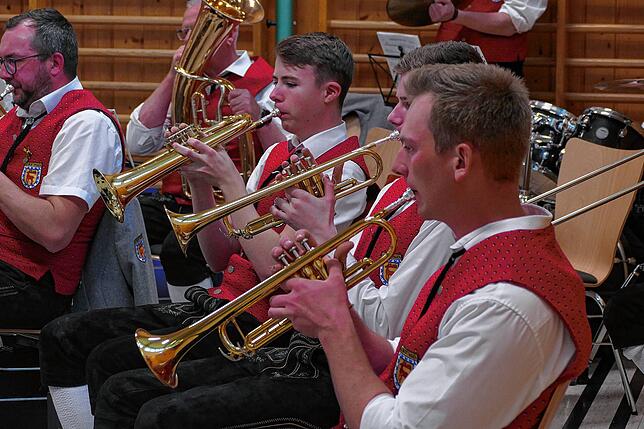 Der Musikverein Leibertingen sorgte für die musikalisch Umrahmung des Abends.