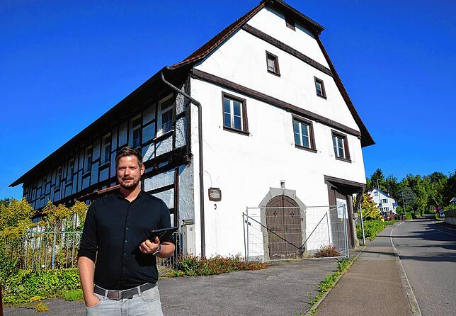 Der historische Weingartener Hof in der Talstraße: Architekt Christian Schwär hat mit seinem Büro die Sanierung und den Umbau zu einer ...