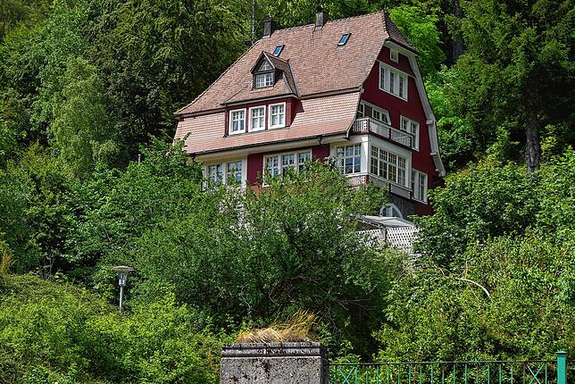 Viele alte Häuser prägen das Stadtbild von St. Blasien.