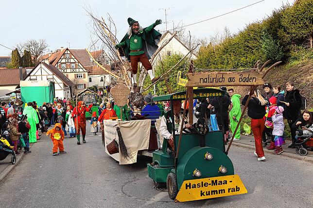 Bild 23: Narrenumzug in Rickenbach: Fasnacht in Bildern – die besten Eindrücke
