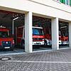 Insgesamt verfügt die Stockacher Feuerwehr in ihren acht Abteilungen über 25 Fahrzeuge. Hier sind vier Fahrzeuge zu sehen, die in der ...